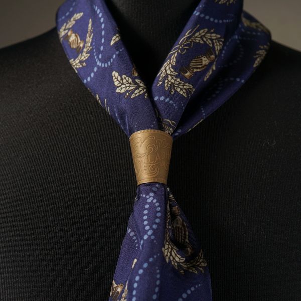 グラッドハンド　バンダナホルダー　真鍮　ブラス　 テーパーリング　ストールリング　スカーフリング