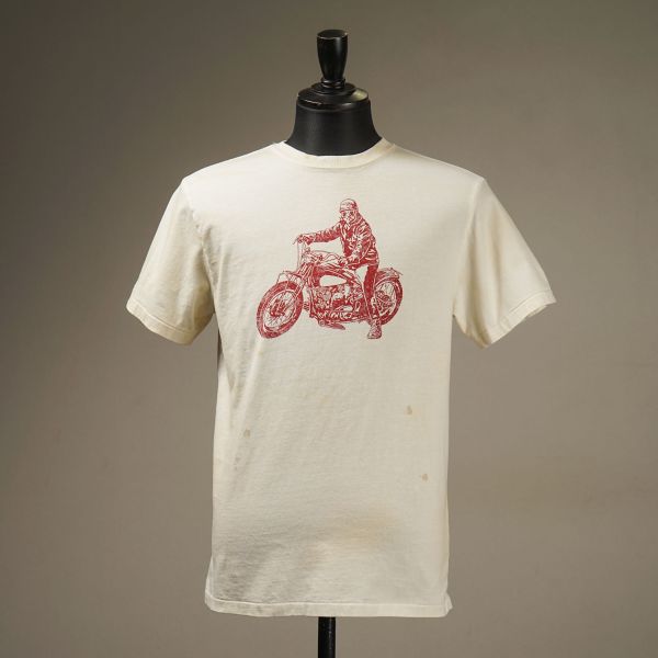 オールドクロウ oc5119 OLD CROW RACING - S/S T-SHIRTS WHT　Tシャツ
