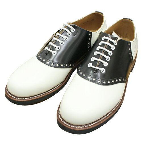 GLAD HAND REGAL サドルシューズ メンズ グラッドハンド×リーガル SADDLE SHOES WHT/BLK 白黒  GLADHAND