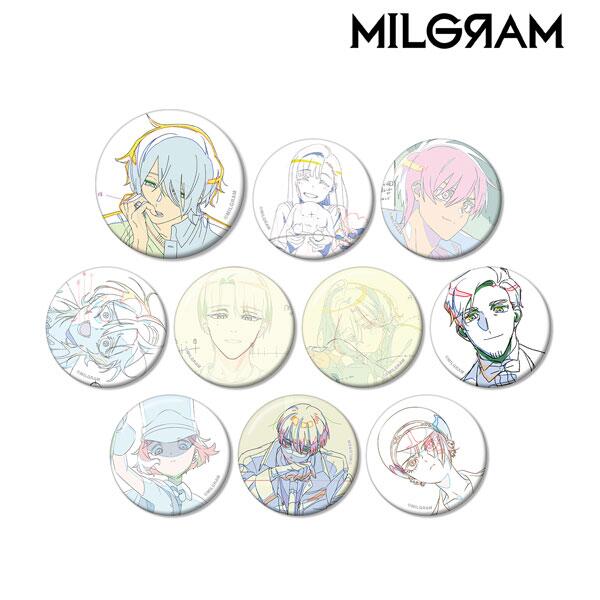 MILGRAM ミルグラム トレーディング原画缶バッジ ver.C 10個入りBOX キャラクターグッズ アニメ コレクション