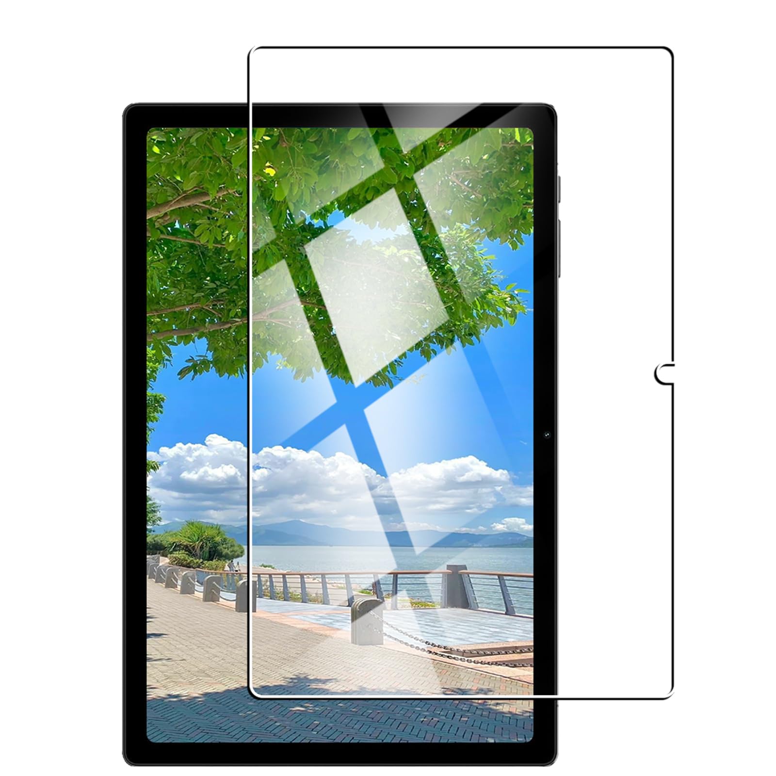 【1枚入専用保護フィルム】 対応 UMIDIGI A13 Tab 10.51インチ 2023年発売 適用のガラスフィルム 対応 UMIDIGI A13 Tab 適用の強化ガラス液晶保護フィルム 超薄型 指紋防止 飛散防止 貼付簡単 液晶保護フィルム 透明 TRkin