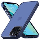 COSOIK iPhone 13 Pro Max 用 ケース 耐衝撃 滑り止め 指紋防止 米軍MIL規格 マット仕上げ ストラップホール付き SGS認証 黄変防止 耐久性 カバー ワイヤレス充電対応 アイフォン いphone 13 Pro Max 用 6.7 インチ ケース ブルー
