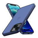 COSOIK iPhone 14 ケース iphone13 用 ケース 耐衝撃 滑り止め 指紋防止 米軍MIL規格 マット仕上げ ストラップホール付き SGS認証 黄変防止 耐久性 カバー ワイヤレス充電対応 アイフォン 14 13 用 6.1 インチ ケース ネイビー