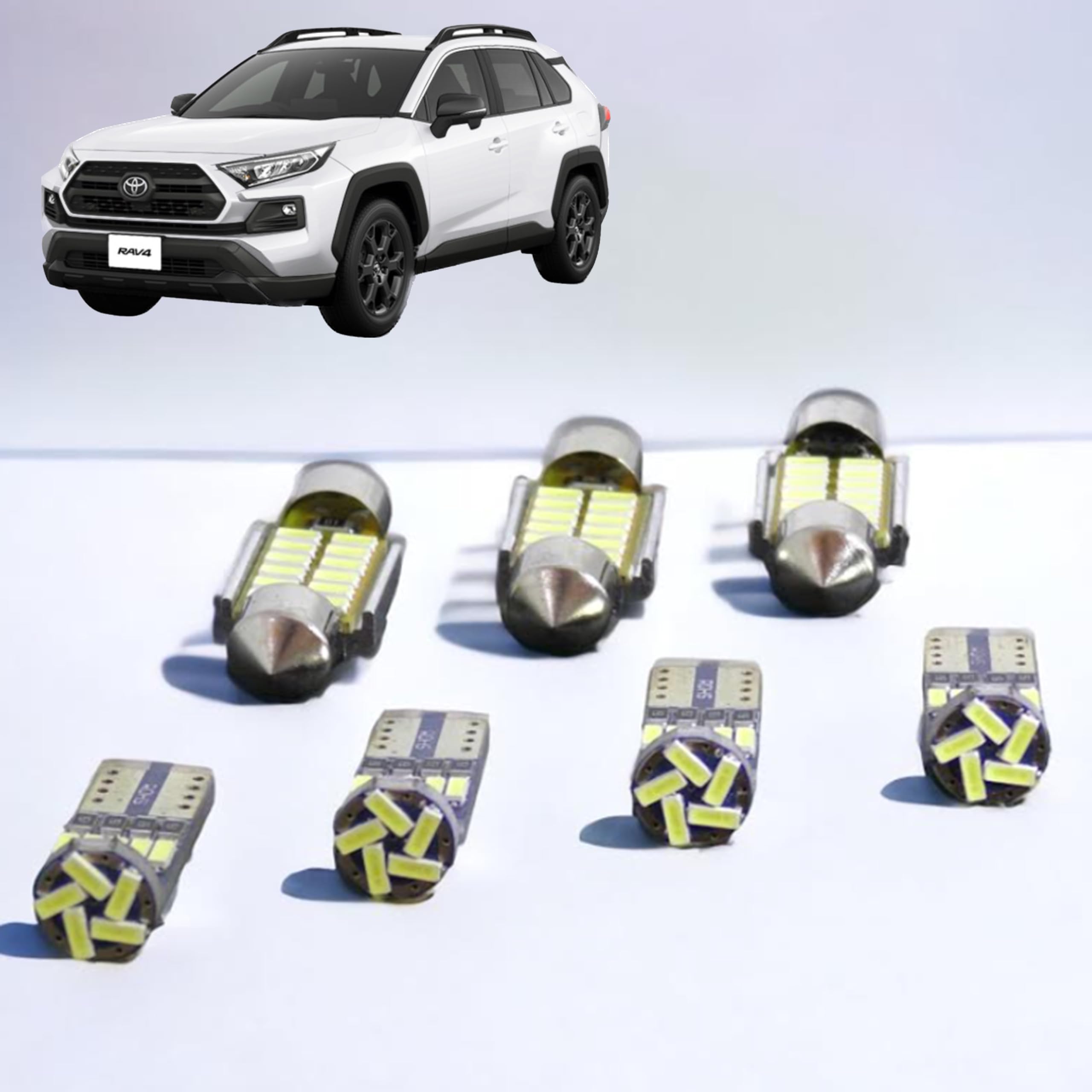 ڼ RAV4 LED 6å չդ 50 MXAA52 MXAA54 AXAH52 AXAH54 LED ڴñ...