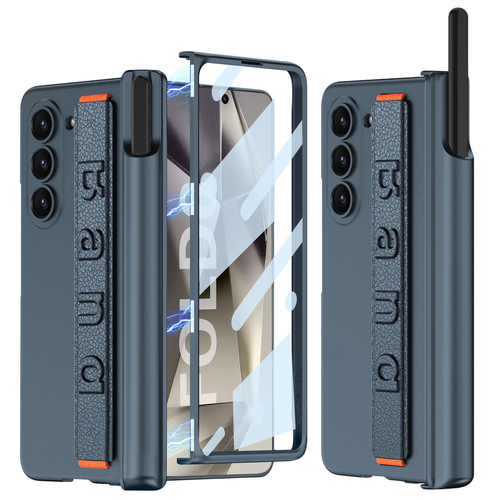 FODDOM Galaxy Z Fold6  ե6 쥶ꥹȥХ 饹եդ/SڥǼǽ/ҥ...