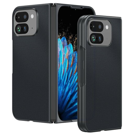 Panda Baby Google Pixel 9 Pro Fold レザーケース 本革に近い質感 ピクセル9プロフォールド 軽量カバー (ブラック) Panda Baby Google Pixel 9 Pro Fold レザーケース 本革に近い質感 ピクセル9プロフォールド 軽量カバー (ブラック)