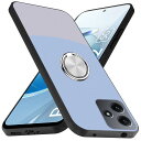 Redmi 12 5G ケース リング 耐衝撃 TPU 指紋防止 シリコン 車載ホルダー対応 360°回転 ストラップホール付き 滑り止め 落下防止 全面保護カバー(パープル)