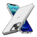COSOIK iPhone 14 ケース iphone13 用 ケース 耐衝撃 滑り止め 指紋防止 米軍MIL規格 マット仕上げ ストラップホール付き SGS認証 黄変防止 耐久性 カバー ワイヤレス充電対応 アイフォン 14 13 用 6.1 インチ ケース グレー