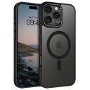 DOMAVER iPhone 16 Pro 用 ケース Magafe対応 ワイヤレス対応 半透明 耐衝撃 傷に強い背面 滑り止め 黄ばみなし iPhone 16 Pro ケース ストラップホール付き 画面レンズ保護 指紋防止 いphone16pro ケース