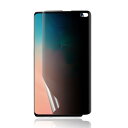 【1枚セット】Galaxy Note10 Plus SC-01M SCV45 用 覗き見防止フィルム 指紋認証対応 【柔らかいTPU素材 自動修復】Galaxy Note10 Plus 対応 3D曲面保護ガラスフィルム【インストールツール付き】貼り付け