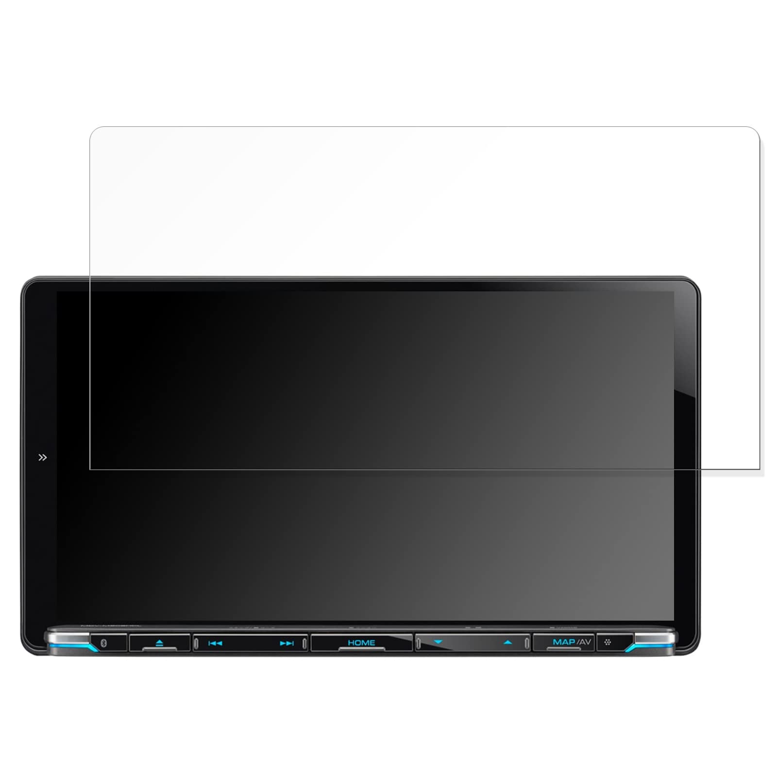 MotoMoto フィルム MDV-M908HDL 9V型モデル 用の 保護フィルム 9H (強化ガラス 同等の高硬度) 超透明 日本製