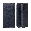 HANATORA iPhone15 ケース 手帳型 本革 スマホケース スマホ スタンド コードホルダー 付き シュリンクカーフレザー ギフト マグネットなし ...