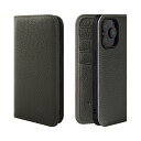 HANATORA iPhone16Pro ケース 手帳型 本革 スマホケース スマホ スタンド コードホルダー 付き シュリンクカーフレザー ギフト マグネット...