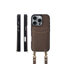 COGURE コグレ iPhone16Pro ケース ショルダーストラップ 本革 カード収納 落下防止 耐衝撃 ギフトボックス付き COPGCS エトープ【Et...