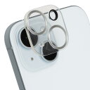 iFace iPhone 15 /15Plus 専用 カメラレンズ 保護カバー 強化ガラス (メタルシルバー)【 iPhone15 iPhone15plus カメラレンズプロテクター カメラレンズ カバー カメラフィルム カメラ レンズ保護 表面硬(2)