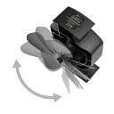 FIELDOOR ストーブファン 首振りタイプ 火力熱炉ファン ストーブの熱を効率よく循環 電源不要 耐熱版 加熱保護プレート付き 省エネ 静音 暖房 防寒対策...