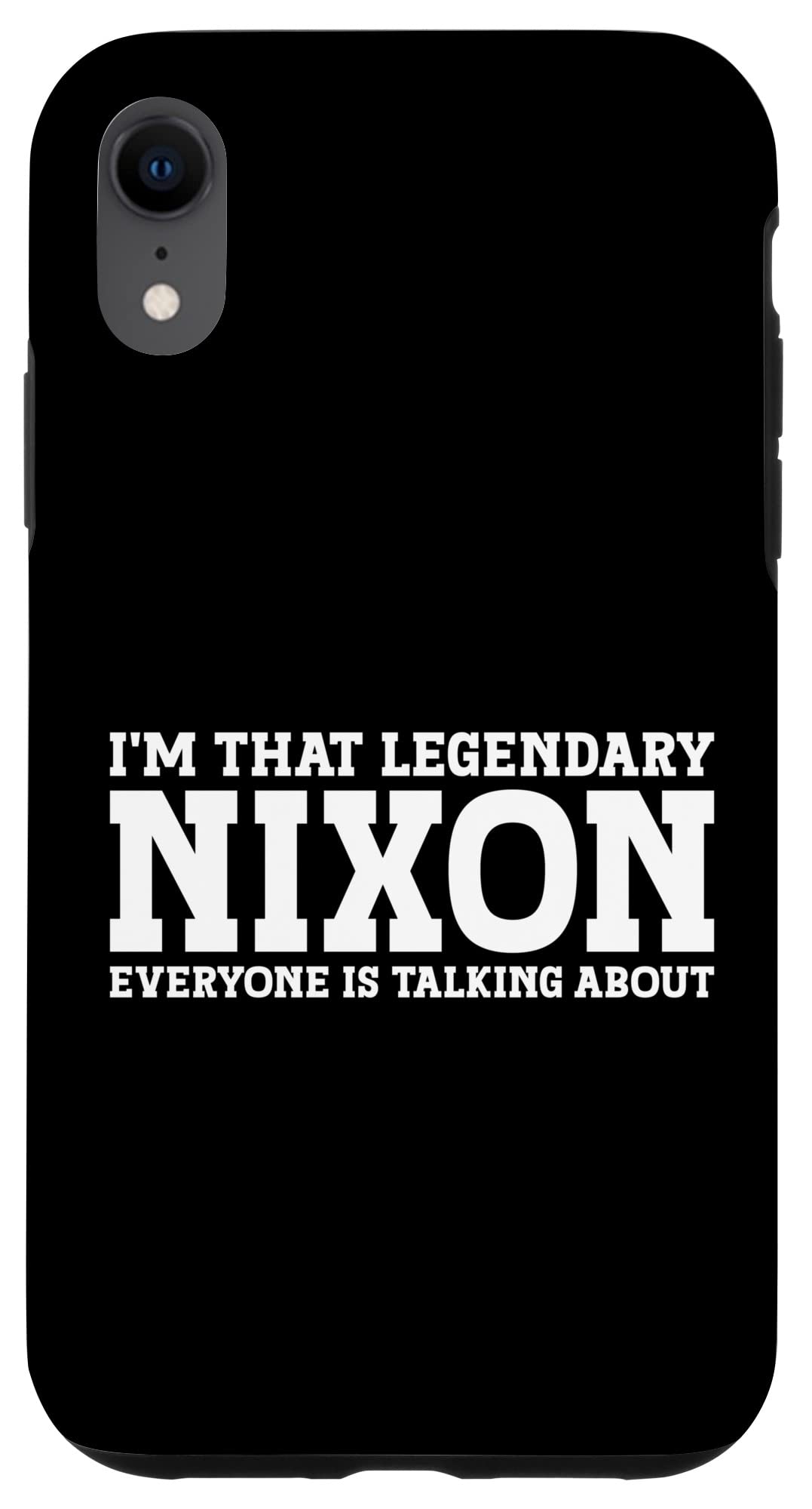 iPhone XR Nixon Surname Funny Team ...(2)