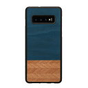 Man&Wood Galaxy S10+ ケース 天然木ケース Denim (マンアンドウッド デニム) 木製 背面カバー ギャラクシー エステン カバー SC-03L SCV42 【日本正規代理店品】 I16351S10P