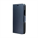 iPhoneXR 薄型PUレザーフラップケースFILE ネイビー LP-IPMLFNV