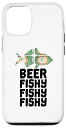 iPhone 12/12 Pro おもしろいことわざビール 魚 釣り 飲酒 ジョーク スマホケース
