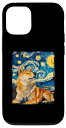 iPhone 13 柴犬 星月夜絵 スマホケース