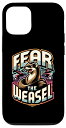 iPhone 12/12 Pro Fear The WEASEL Tシャツ イタチ Tシャツ イタチ スマホケース