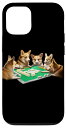 iPhone 12/12 Pro コーギー イヌ 麻雀 面白いtシャツ 犬 文字入り メンズ おもしろ 面白い 服 おもしろグッズ プレゼント ネタ 雀士 スマホケース