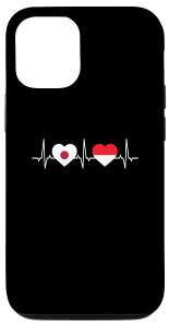 iPhone 12/12 Pro Japanese Flag Indonesiaインドネシアの遺産 インドネシアのルーツ 日本の国旗 インドネシアの国旗 スマホケース