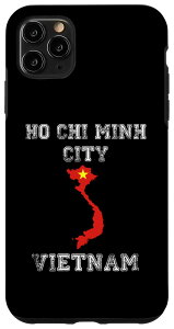 iPhone 11 Pro Max レトロ ホーチミン市 ベトナム アンティーク調 ベトナム国旗 スマホケース