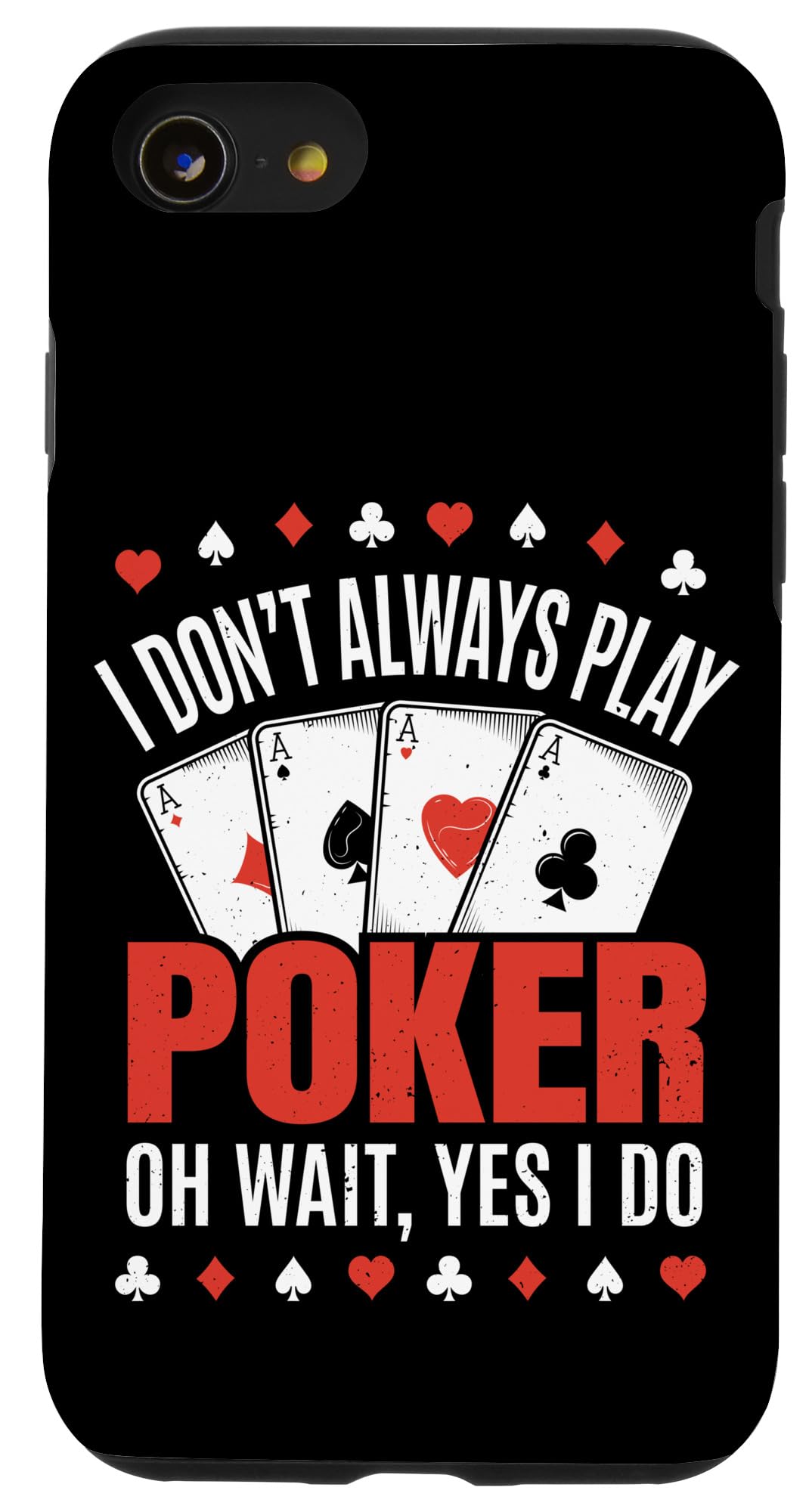 iPhone SE (2020) / 7 / 8 いつもポーカーをしているわけではない おかしいポーカー プレーヤー スマホケースの商品画像