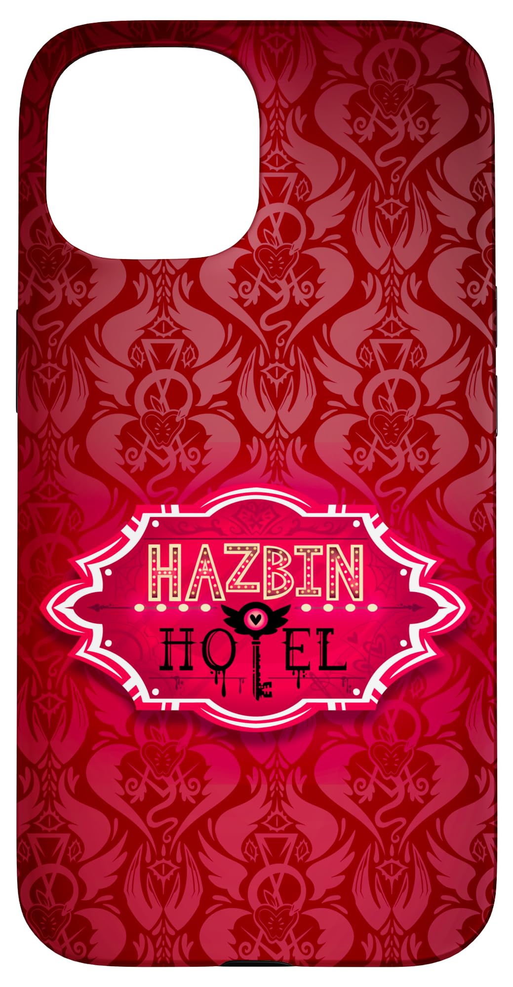 iPhone 15 Hazbin Hotel - タイトル電話ケース スマホケース