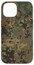 iPhone 14 Flecktarn 迷彩柄 ドイツ柄 陸軍 ミリタリー スマホケース