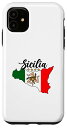 iPhone 11 シチリア国旗 シチリア・パレルモ イタリア スマホケース
