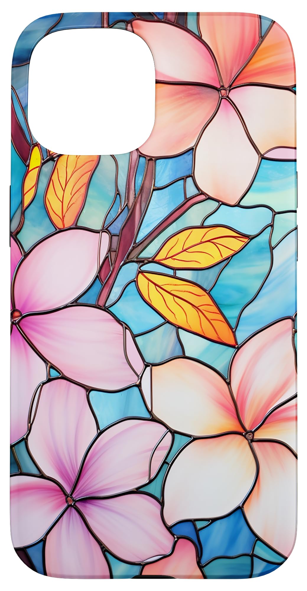 iPhone 15 プルメリア スマホケース(2)