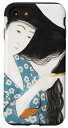 iPhone SE (2020) / 7 / 8 着物姿の日本人女性 髪を梳く 橋口五葉 浮世絵 髪梳ける女 スマホケース