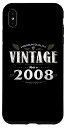 iPhone XS Max 16 Years Old Vintage 2008 Limited Edition 16th Birthday スマホケース