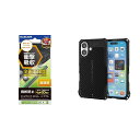 【マグネット内蔵 耐衝撃ケースセット】 エレコム iPhone 16 フィルム グレア 光沢 指紋がつかない 全面保護 衝撃吸収 ハードコート加工 気泡が入らな...