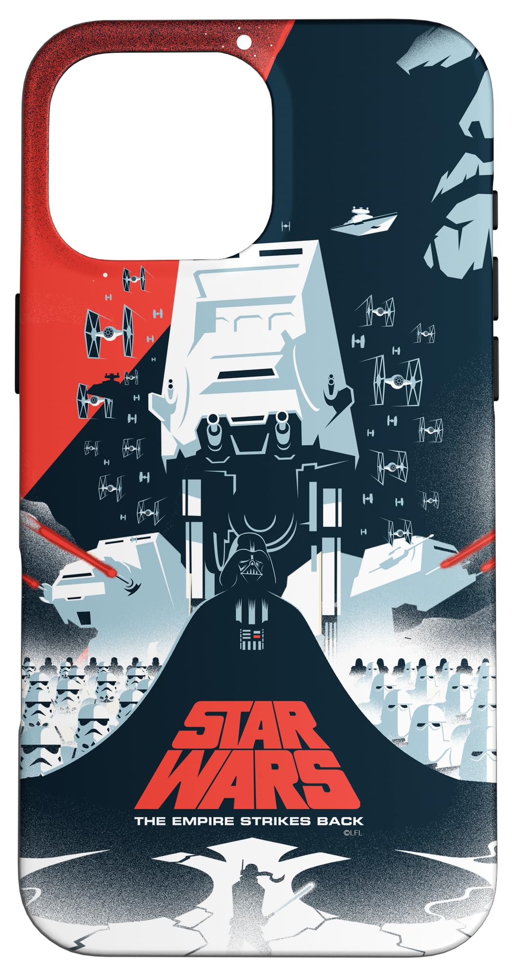 iPhone 16 Pro Max スター・ウォーズ 帝国の逆襲イラスト映画ポスター スマホケース