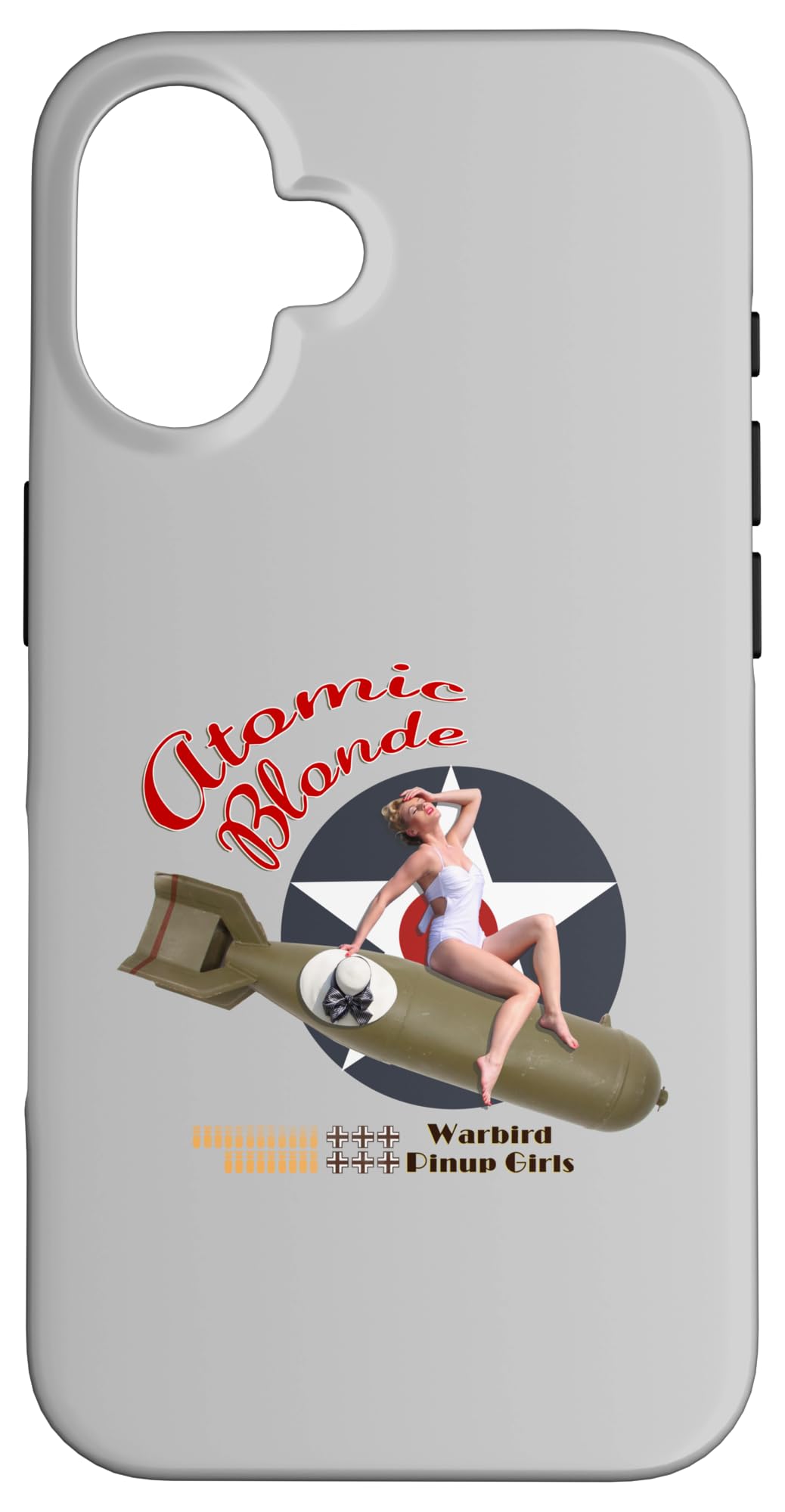 樂天商城 - iPhone 16 Atomic Blonde | 第二次世界大戦 航空 ノーズアート ピンナップガール スマホケース