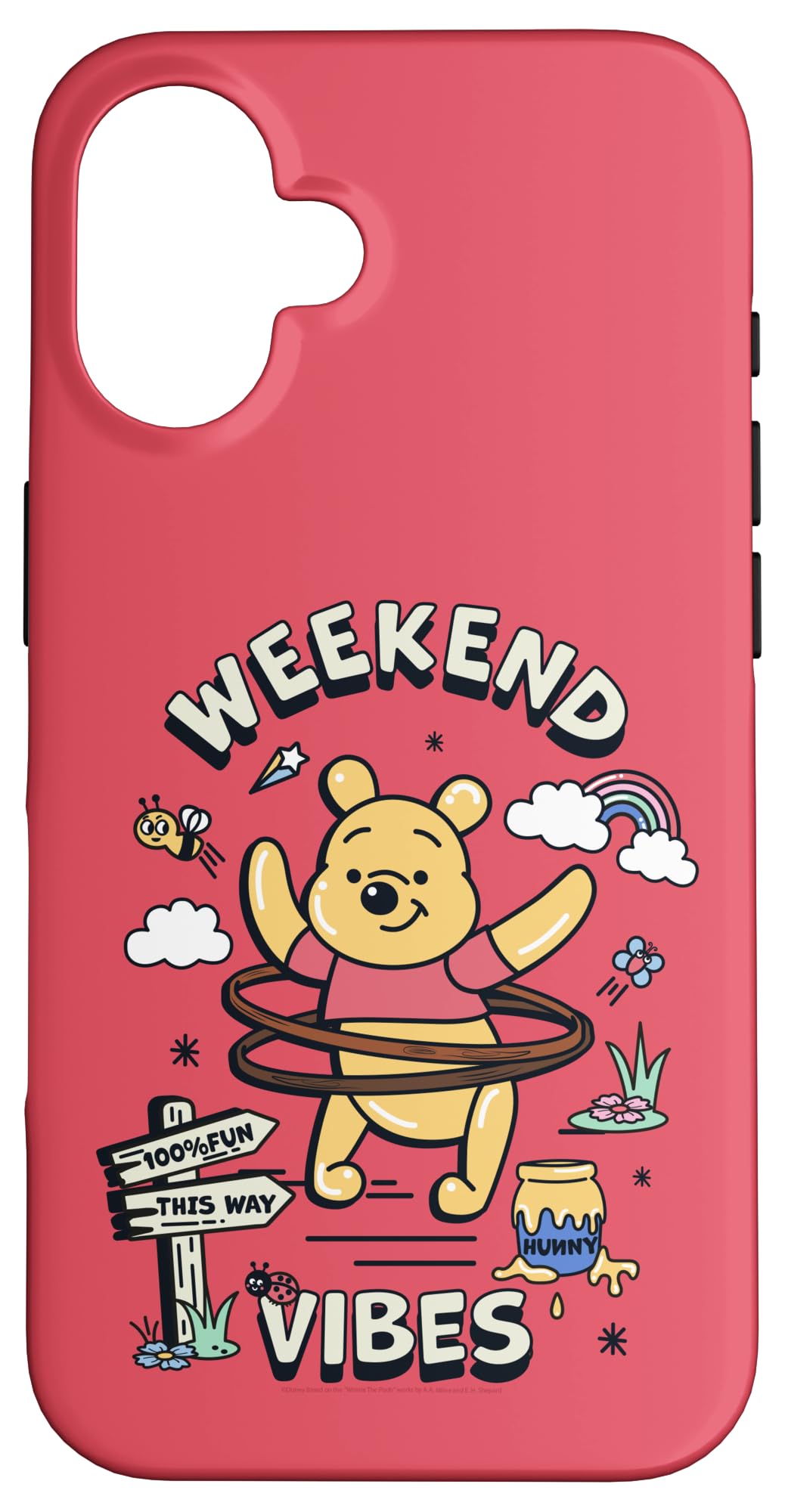 iPhone 16 ディズニー くまのプーさん Weekend Vibes Pure Fun スマホケース