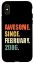 iPhone X/XS 2006年2月16歳の誕生日から素晴らしい。 スマホケース