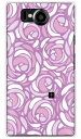 YESNO ローズポップ パステルパープル (クリア) / for AQUOS PHONE Xx 106SH/SoftBank SSHA16-PCCL-201-N216
