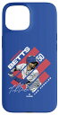 iPhone 15 Mookie Betts | ロサンゼルス野球MLB選手 | MLBMBE3002 スマホケース