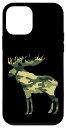 iPhone 12 mini Big-game Hunting Moose Woodland Camouflage Silhouette Design スマホケ...