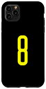 iPhone 11 Pro Max All Sports Fan Favorite Yellow #8 ジャージ スマホケース