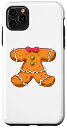 iPhone 11 Pro Max ジンジャーブレッドマン ボディコスチューム クリスマス Xmas アート スマホケース