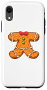 iPhone XR ジンジャーブレッドマン ボディコスチューム クリスマス Xmas アート スマホケース