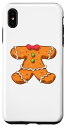 iPhone XS Max ジンジャーブレッドマン ボディコスチューム クリスマス Xmas アート スマホケース