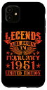 iPhone 11 誕生日 February 1951 年限定ギフト中古グランジヴィンテージ Limited 9月 Edition スマホケース