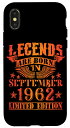 iPhone X/XS 誕生日 September 1962 年限定ギフト中古グランジヴィンテージ Limited 9月 Edition スマホケース
